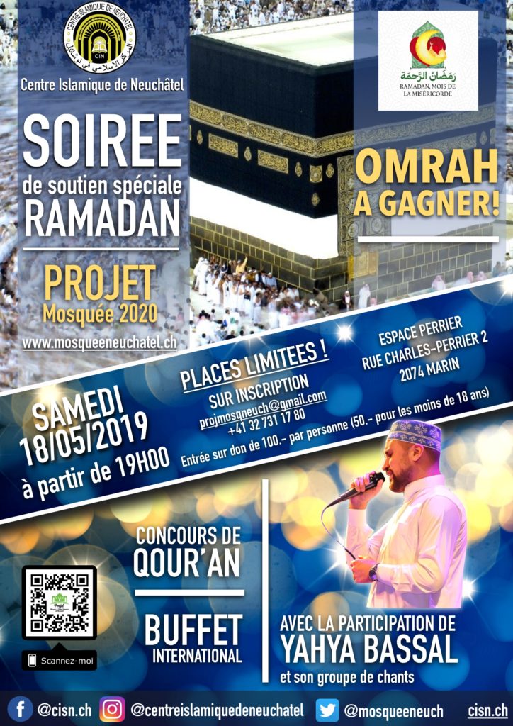 SOIREE SPECIALE RAMADAN 2019 - Mosquée de Neuchâtel